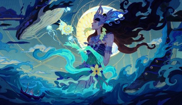 海月海之女神皮肤