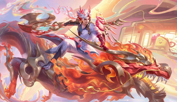 孙策乘龙淬吴钩皮肤