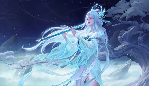 露娜霜月吟皮肤