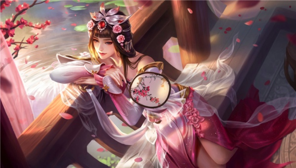 甄姬游园惊梦皮肤